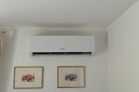 Installation d’une climatisation Gree réversible.